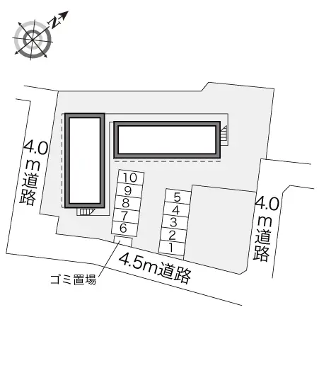 ★手数料０円★座間市南栗原３丁目　月極駐車場（LP）